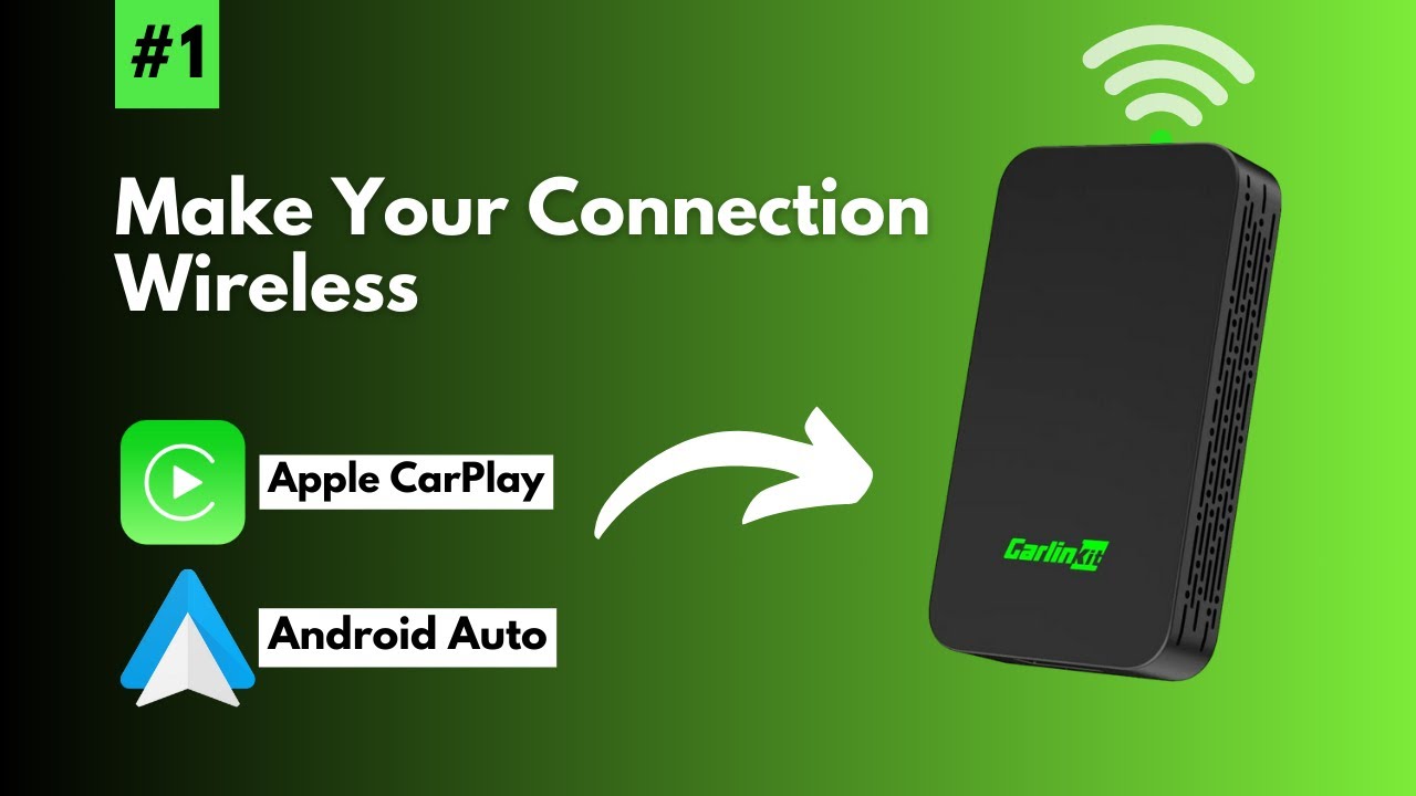 How to connect Wireless CarPlay & Android Auto in any Car