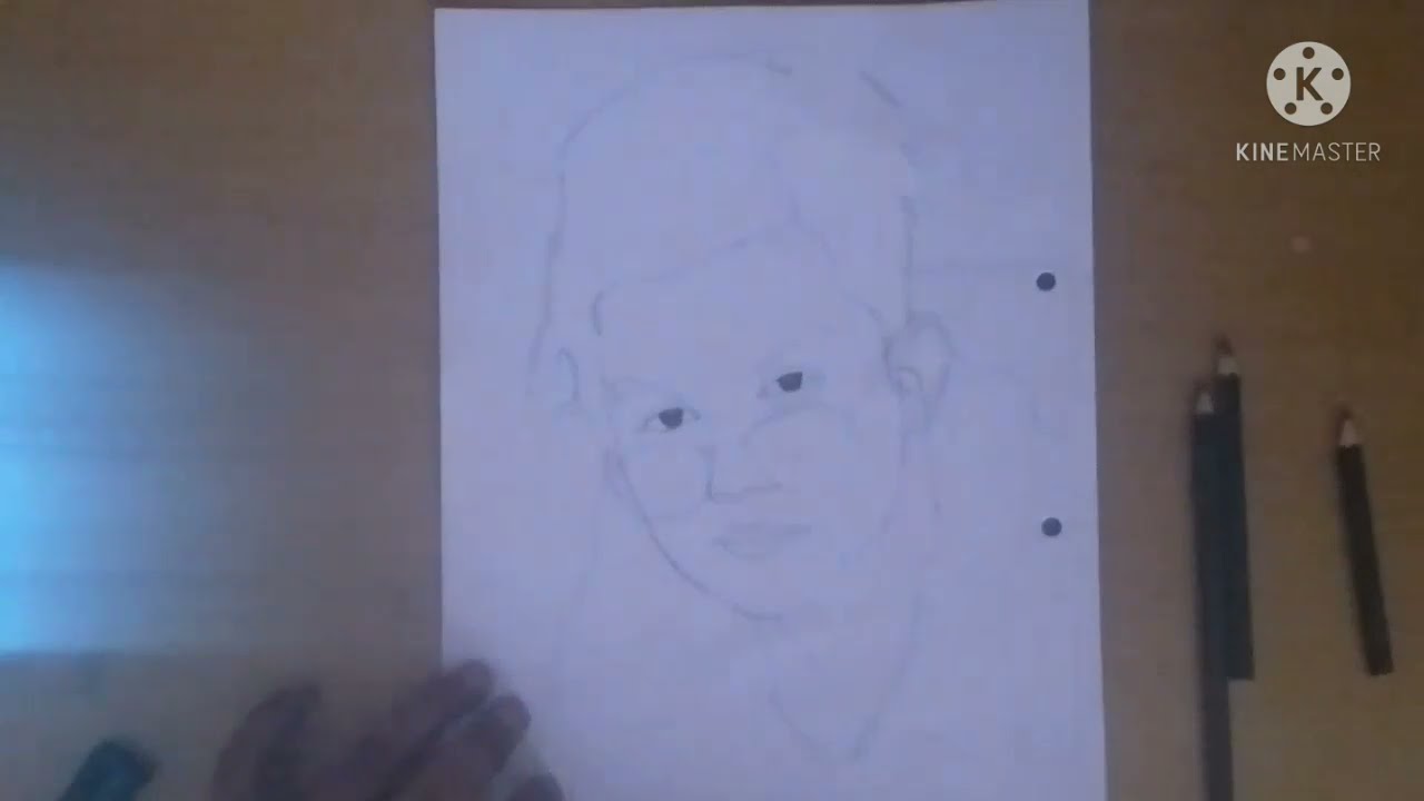 Tiktok star riyas Ali potrait time lapse video by yuvraj narain