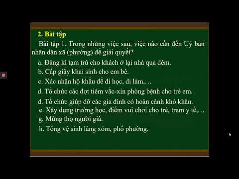 Đạo đức 5: Ủy ban nhân dân xã em