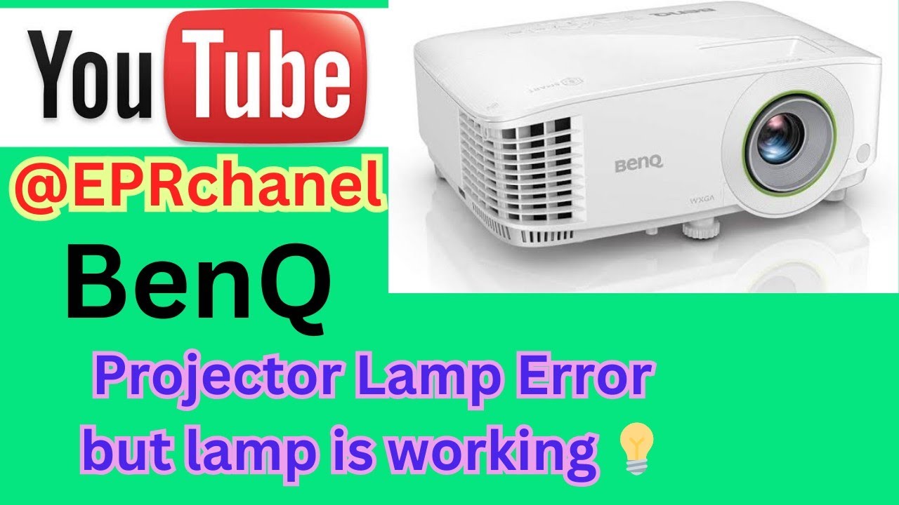 BenQ Projector lamp error - YouTube