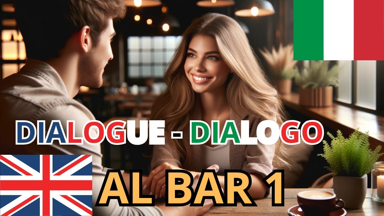 Conversazione Base Inglese-Italiano: Dialogo AL BAR 1 - YouTube