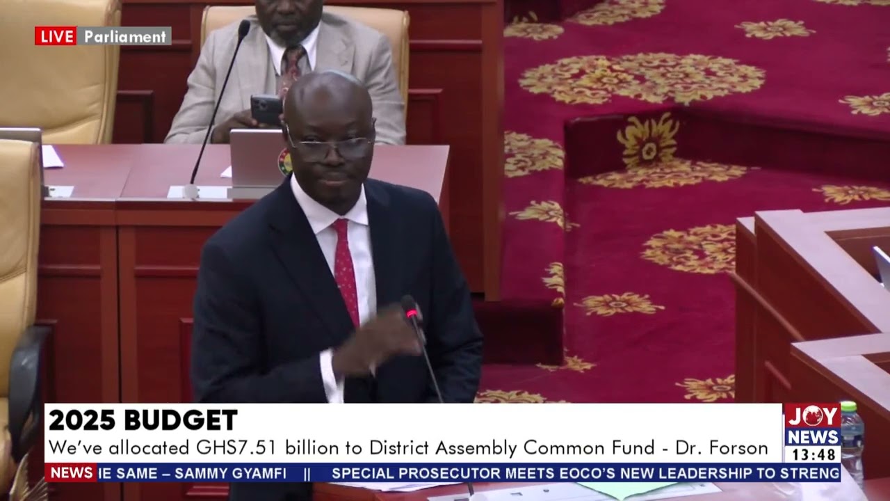The government has set aside GH¢7.51 billion for the District Assembly Common Fund (DACF).