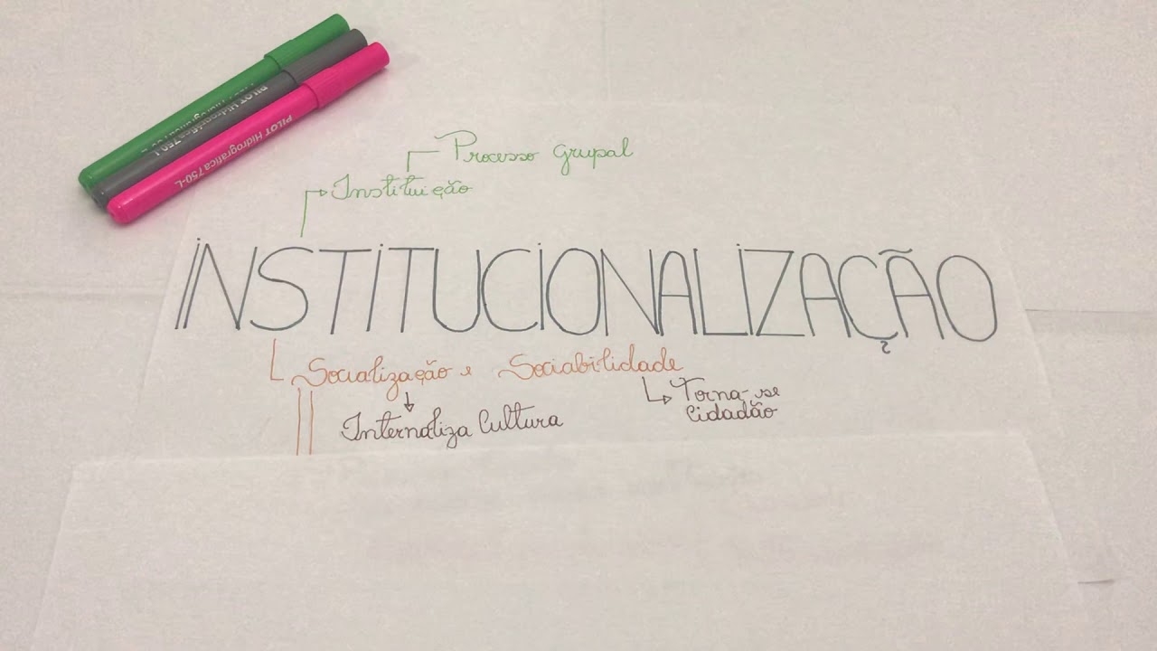 Institucionalização - Conceitos Gerais