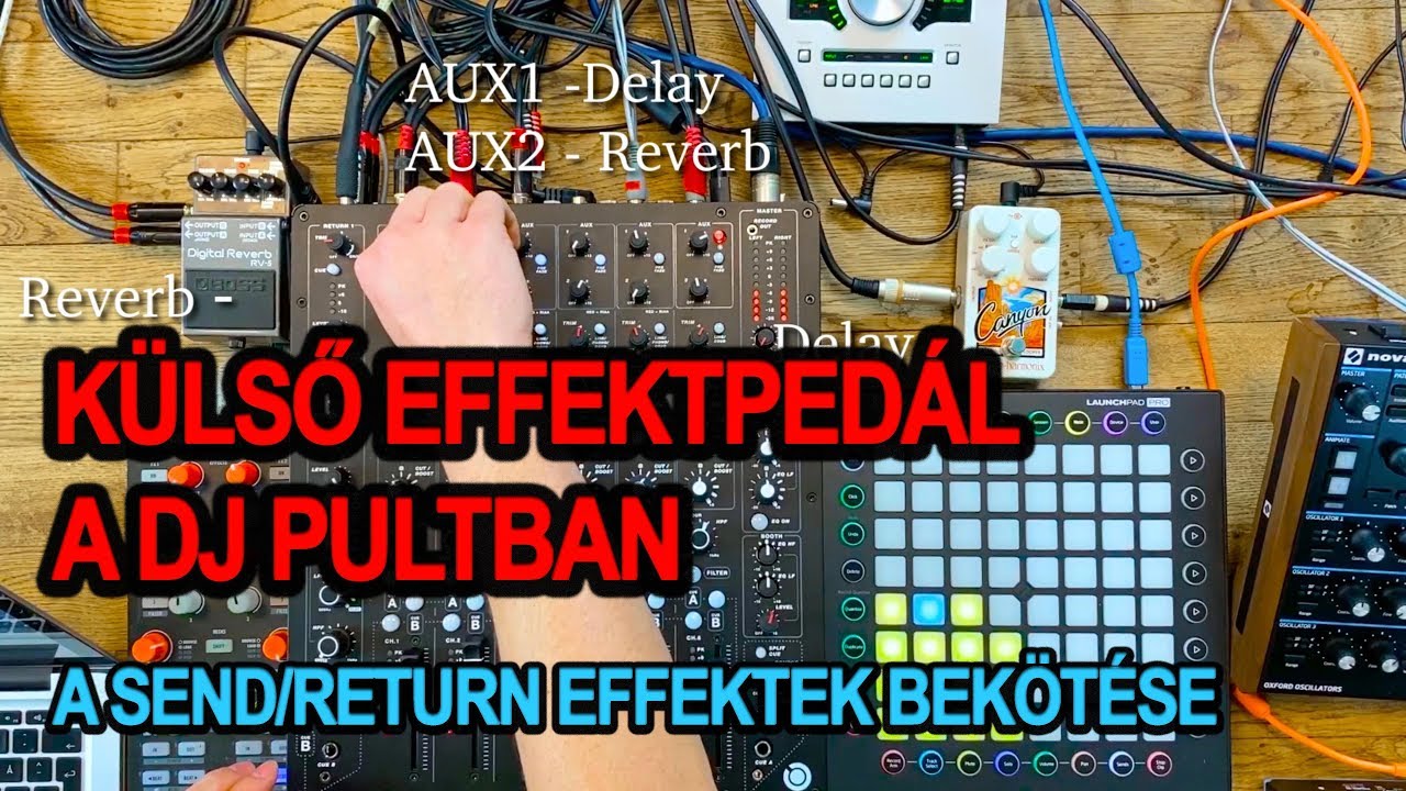 Send/Return effektezés külső effekttel - YouTube