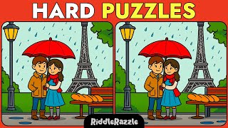 Spot 3 Differences Hard Brain Game.