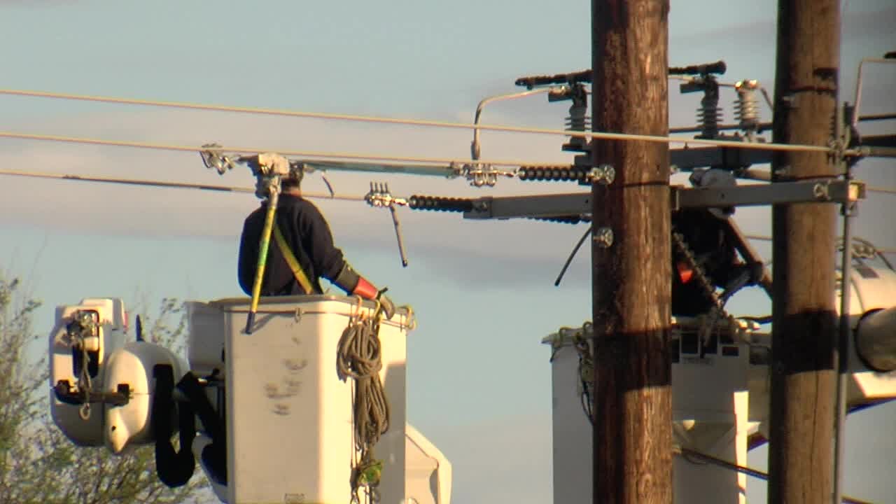 Utility crews working to restore power