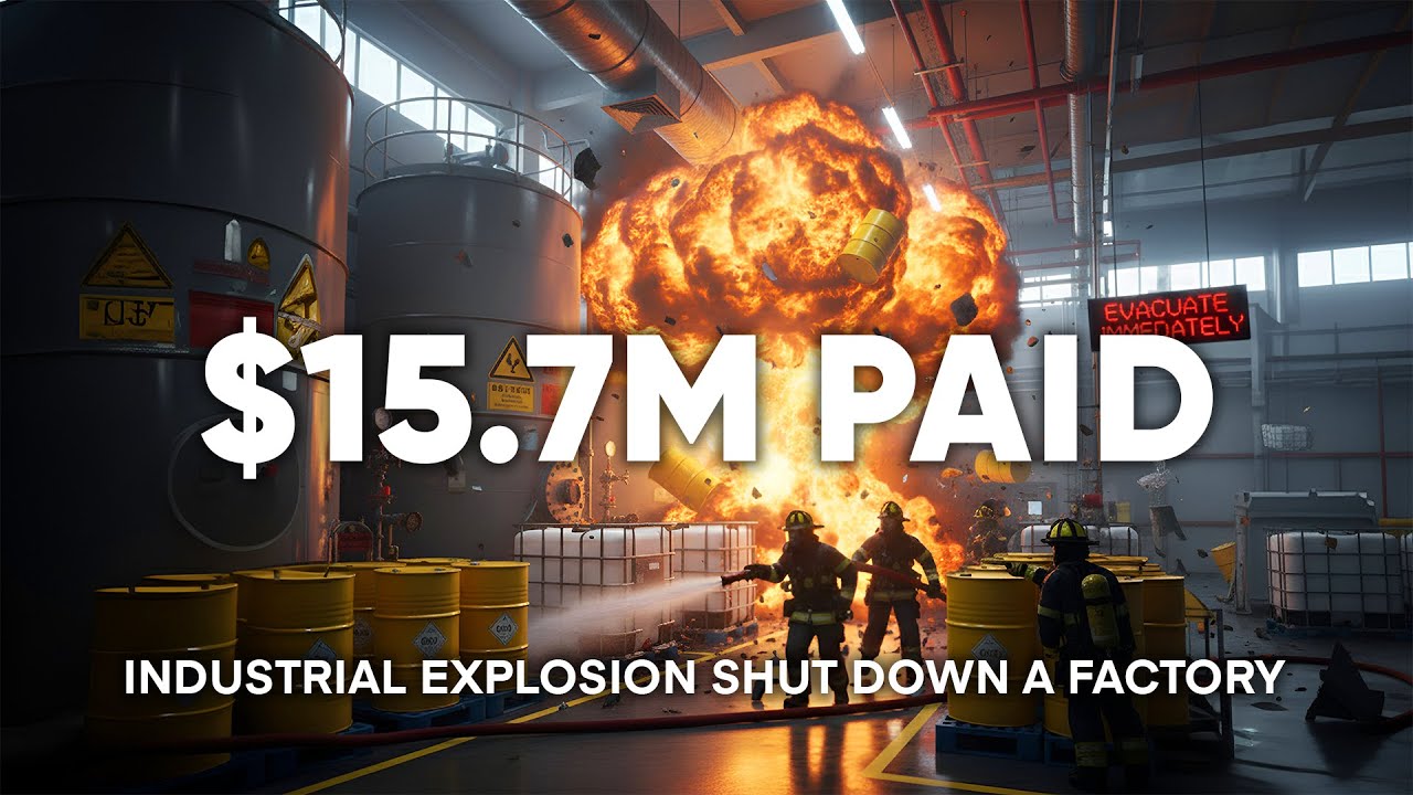 $15.7M Industrial Explosion Explained | Factory Insurance Claim Case ...