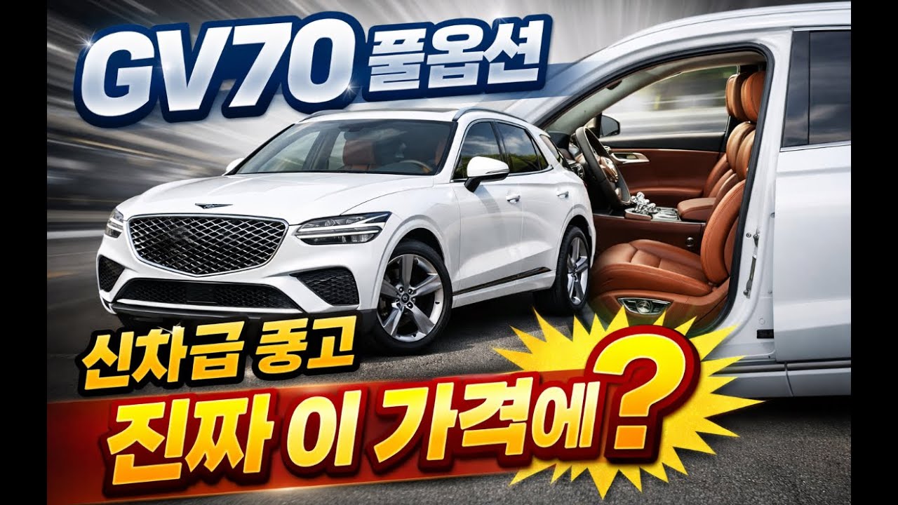 2024년식 GV70 필수 옵션｜신차가 6,600만 원, 이 가격이면 끝납니다 🎉