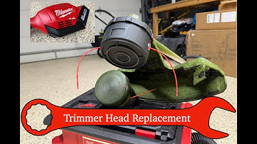 How to Replace the Trimmer Head on Your Milwaukee String Trimmer! MUST DO if you have the old style!