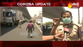 Police to implement strict Lockdown | Cyberabad CP Sajjanar Face to Face | Sakshi TV