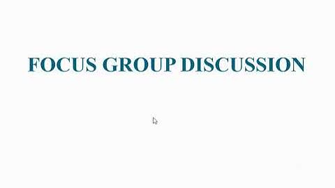 STA 630| Research methods Lecture 42 |Sta 630 short lecture 42| Focus Group Discussion