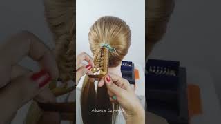 spiral Centre Loop Braid #hairstyle #2023 #shortvideo #viralvideo #braidstyles #youtube #trending