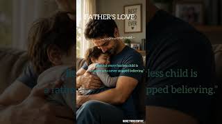 “Dad’s love is the quiet strength that shapes a child’s world.”CHASE YOUR LOVE.#fatherlove #dreams