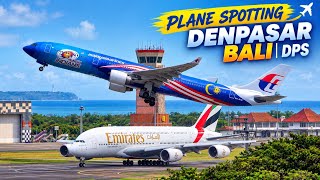 KEREN!! Plane Spotting di Bali DPS🇮🇩✈️ Banyak Pesawat Yang Jarang anda Lihat di Jakarta CGK