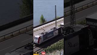 Short aus dem Video #903 - Lokomotion Kombi Verkehr BR186 665-7 mit KLV Zug