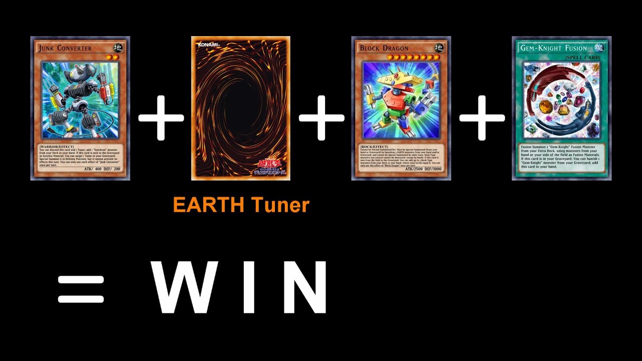 [YuGiOh! Duel Links] 4Card FTK using Junk Converter YouTube