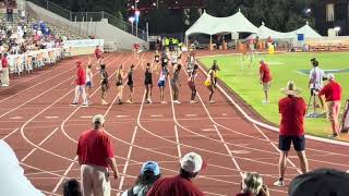 5A girls 4x400m relay battle at Texas UIL State Track meet 2026 #trackandfield #highschoolsports