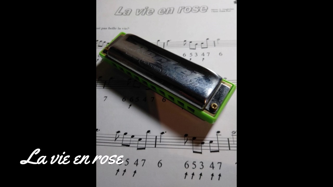 La vie en rose harmonica ukulélé YouTube