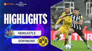 HIGHLIGHTS: NEWCASTLE - DORTMUND | ĐÔI CÔNG GIẰNG CO, ÁM ẢNH XÀ NGANG, BẤT LỰC PHẢN KHÁNG