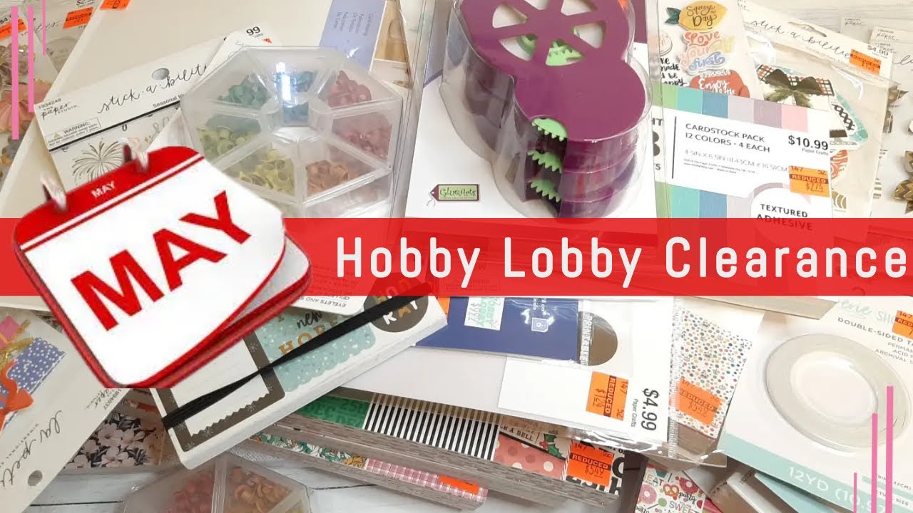 HAUL #7 (PT 1) : 😃 Paper, Stickers & more Hobby Lobby Clearance