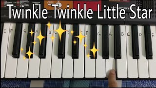 Twinkle twinkle little star easy piano tutorial. Resimi