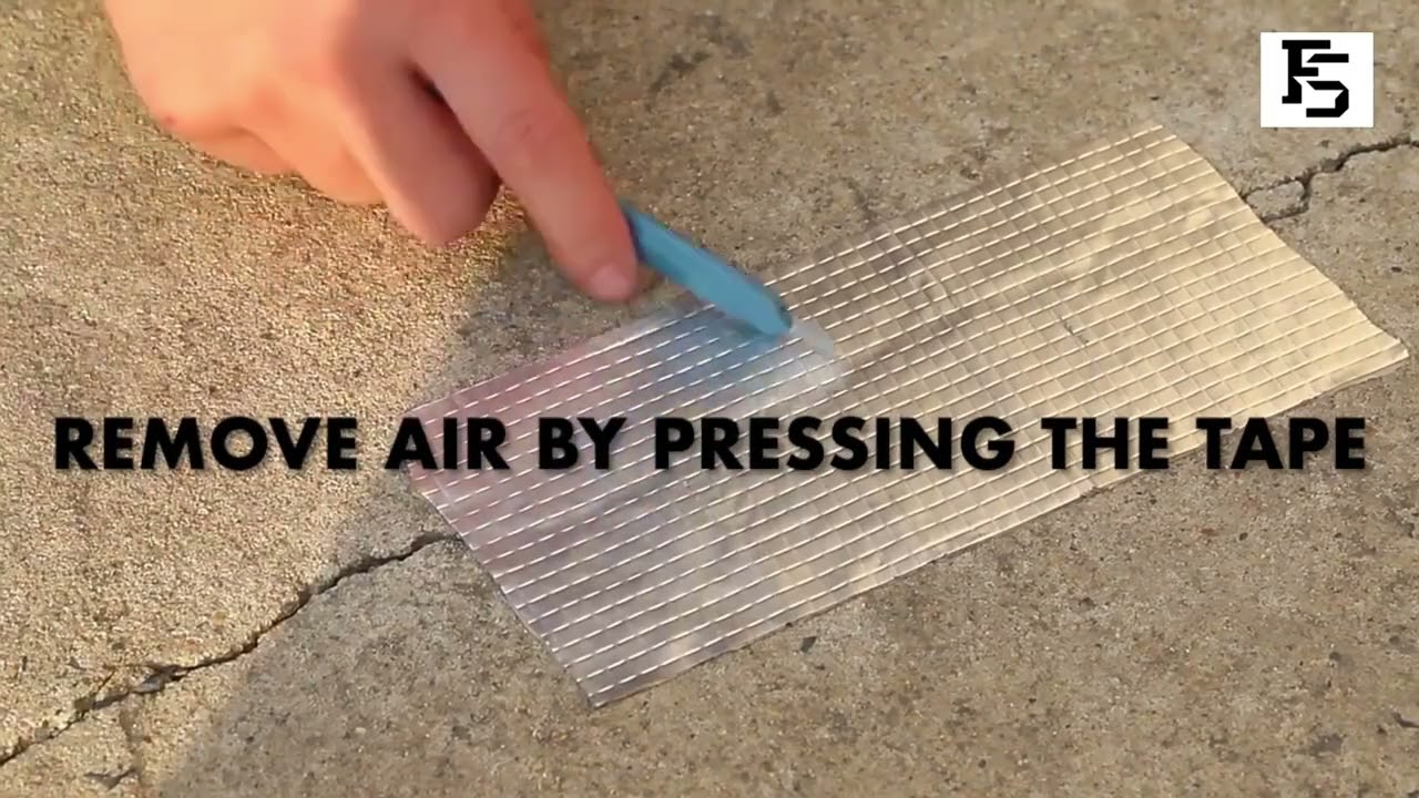 how to use waterproof Aluminium Tape YouTube