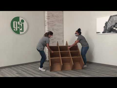 Stand para Vino en Cartón