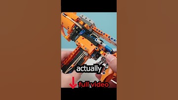 LEGO Technic Gun That Actually Shoots??? #legoarmy #ww2rebuilder #lego