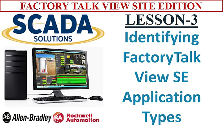 3. Identifying FactoryTalk View SE Application Types || SCADA TRAINING || ROCKWELL AUTOMATION