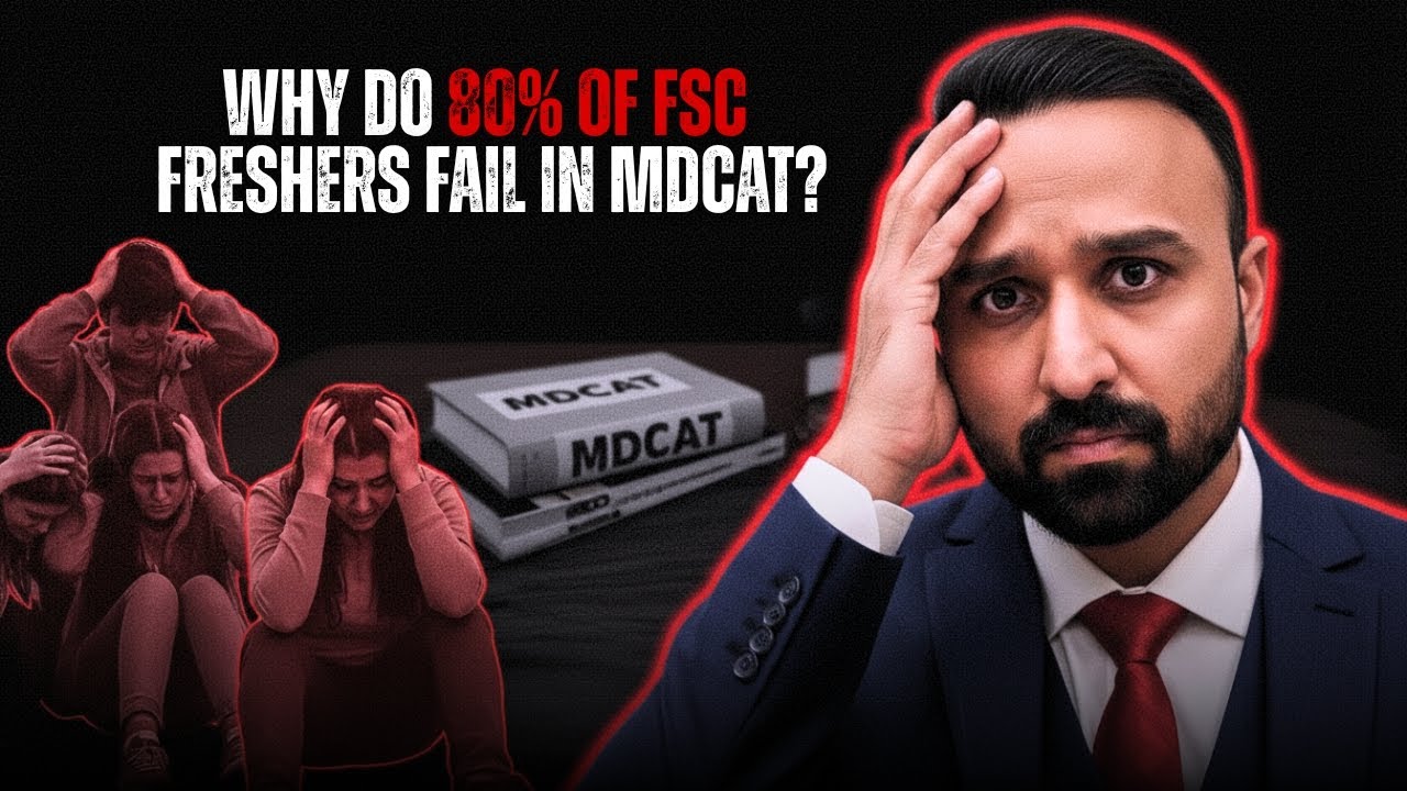 Why Do 80% of FSc Freshers Fail in MDCAT? | Dr. Muazzam Manzoor's Expert Guidance