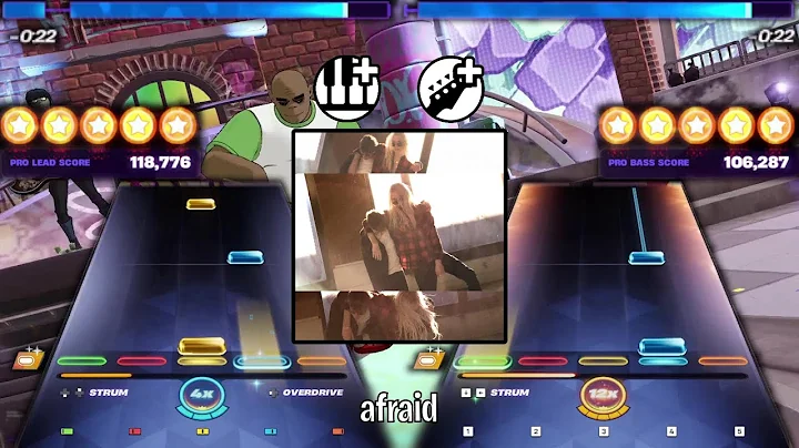 afraid | Pro Lead & Bass | Expert Flawless | Fortnite Festival