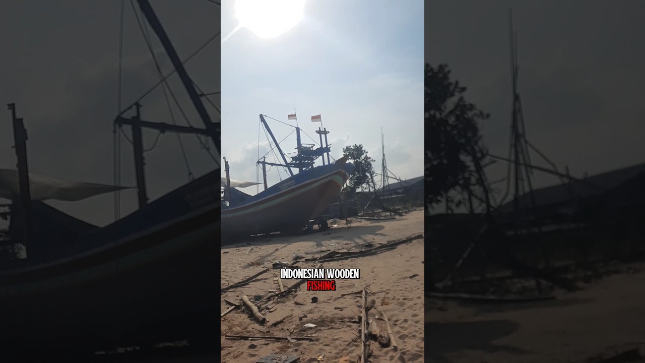 Atmosphere of the Fishing Boat Manufacturing Shipyard