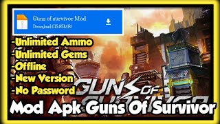 UNLIMITED AMMO & GEMS, OFFLINE, NEW VERSION - Mod Apk Guns Of Survivor screenshot 3