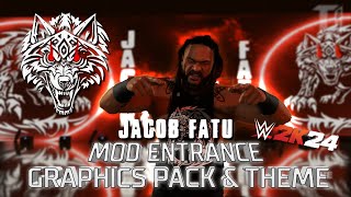 WWE 2K24 Mods | Jacob Fatu Entrance (w/ Graphics Pack & Theme)