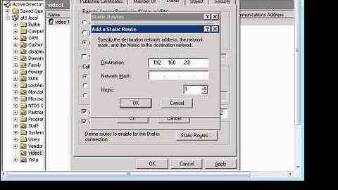 Set static routes for Windows VPN users