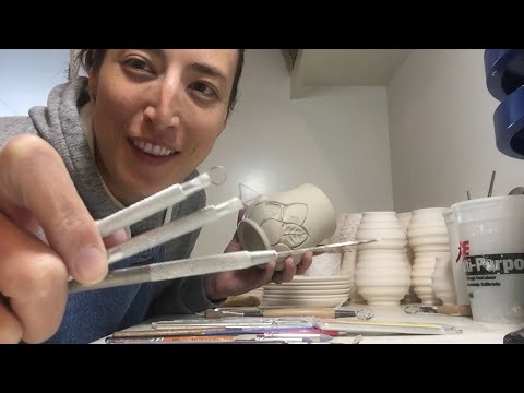 Video thumbnail: My favorite tools for carving pottery from Manatee Pottery