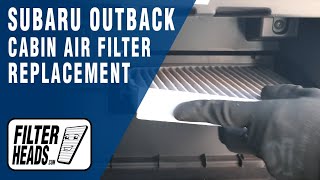 How to Replace Cabin Air Filter 2015 Subaru Outback | AQ1102C