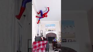 How to climb a wall like spiderman | zachking | #youtubeshorts