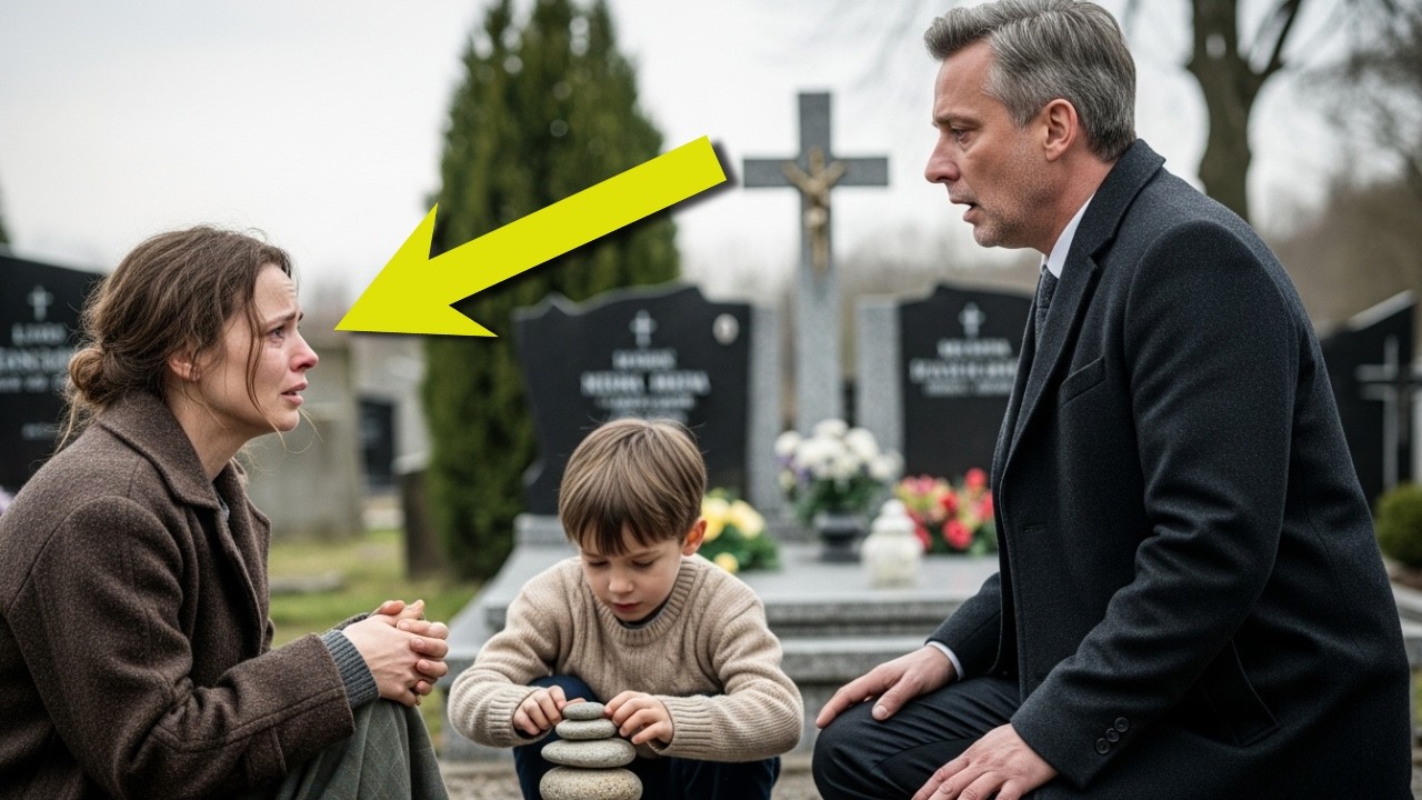 Milioner odwiedza grób syna i spotyka tam płaczącą kobietę z dzieckiem – wtedy odkrywa prawdę