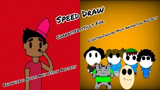 Speed Draw BennieBoi and Lightingjaguar M.A.P (Muti Animation Project)