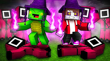 K-POP DEMON JJ and Mikey vs SQUID GAME - Maizen Minecraft Animation