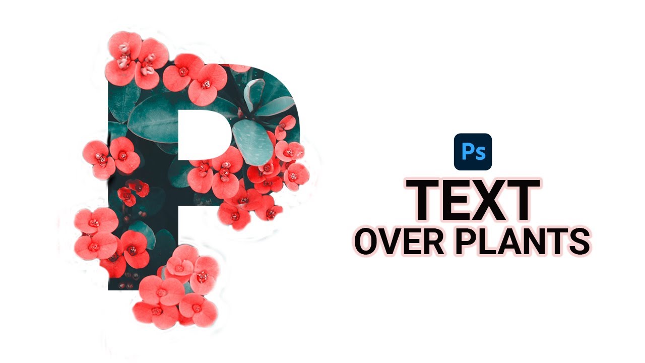 How To Create a Flower Typography Text Effect Tutorial In