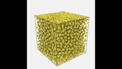 3d Self-assembly of core-corona particles via al long range potential core density rho=0.22.