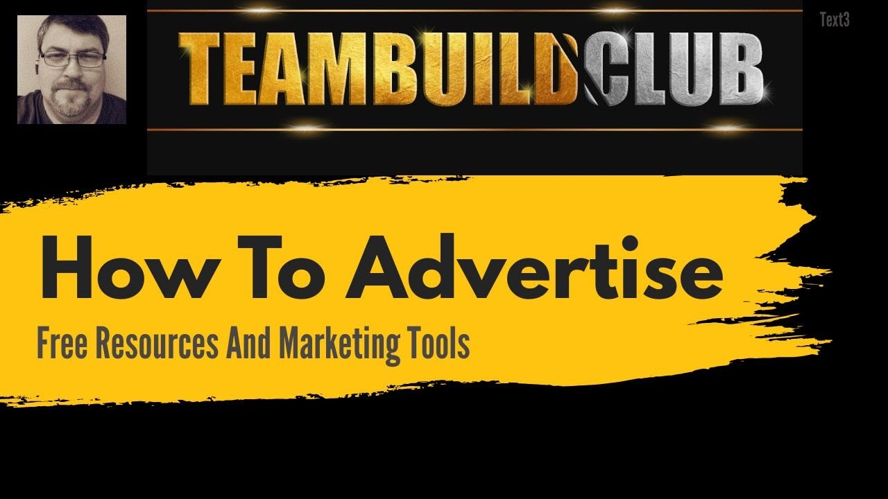 ⁣Team Build Club Free Training And Advertising Methods That Work #teambuildclub #tbc