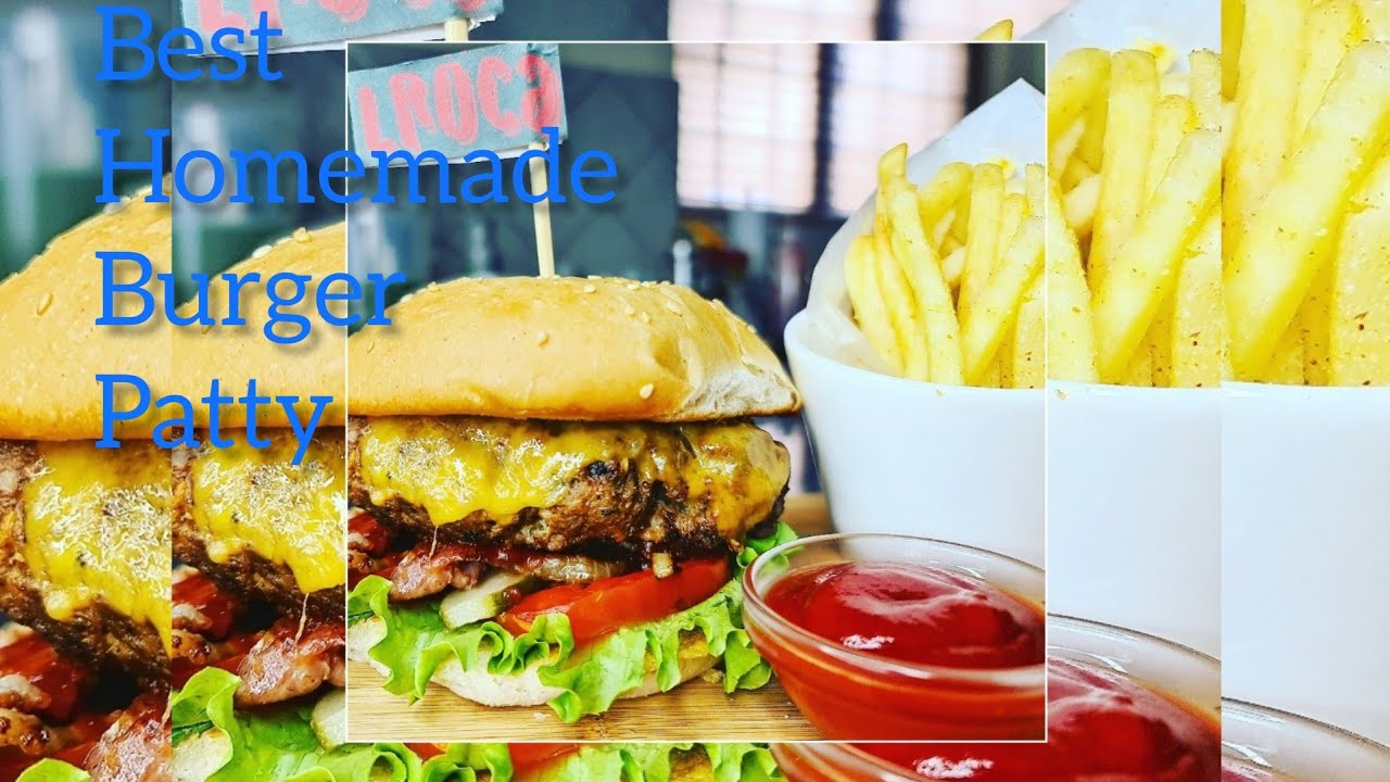 Best Burger Patty ll Homemade Juicy Burger Patty ll How to make a