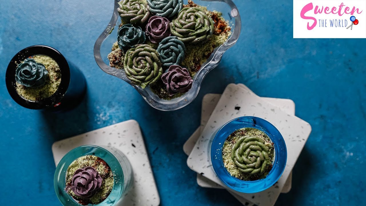 How To Make Buttercream Succulents Cake