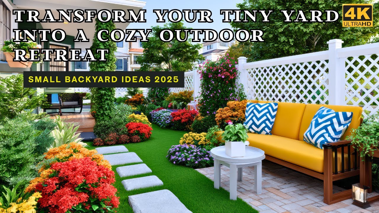 Small Backyard Ideas 2025: Transform Your Tiny Yard Into a Cozy Outdoor ...