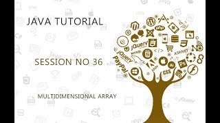 JAVA TUTORIAL  36   MULTIDIMENSIONAL ARRAY