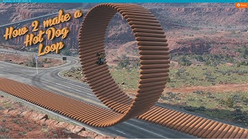 How to make a Hotdog Loop in Blender for BeamNG