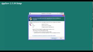 appserv kurulumu